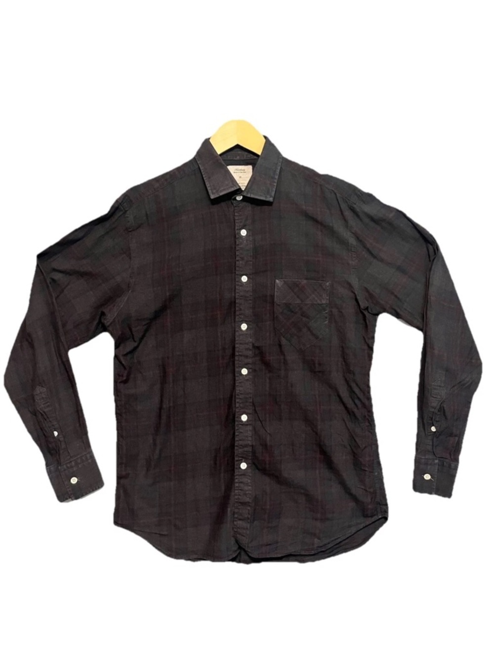 Billy Reid Shirt Mens M Plaid